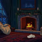 Vintage Oldies Playing In Another Room And It S Snowing Crackling Fireplace