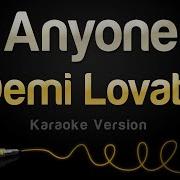 Demi Lovato Anyone Karaoke Instrumental