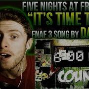 Reaction Tofive Nights At Freddy S 3 Song It S Time To Die Dagames