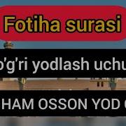 Fotih Surasi Yozma O Zbekcha