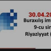 9 Cu Sinif Buraxilis Imtahani 2023