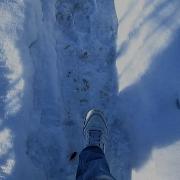 Приятные Звуки Скрип Снега Под Ногами