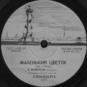 Маленький Цветок Исп Б Мемпель Кларнет Эстрадный Оркестр Под Рук А Воннеберга Гдр