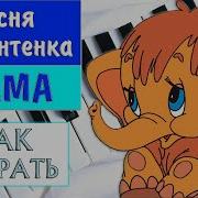 Песня Мамонтенка Пианино