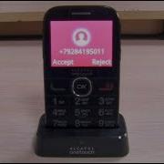 Incoming Call Alcatel