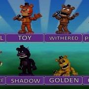 Fnaf World All Characters