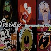 Disney Television Animation Cartoons Screaming Compilation