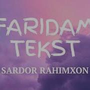 Sardor Rahimxon Faridam Mani