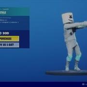 Fortnite Ninja Style Emote With Marshmello Skin