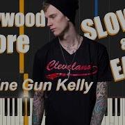 Hollywood Whore Machine Gun Kelly Instrumental Piano Tutorial