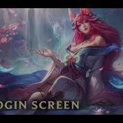 Sprit Blossom Ahri Log In Theme
