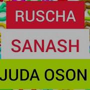 Rus Tilida Raqamlar Aytilishi