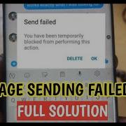 Message Sending Failed In Messenger Messages Block Temporary Solution