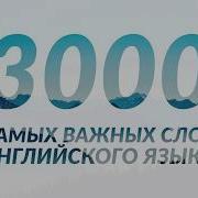 3000 Самых Важных Английских Слов