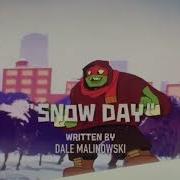 Rise Of The Tmnt Snow Day
