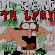 Pizza Tower P Rank With Lyrics