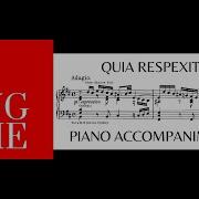 J S Bach Quia Respexit Минус