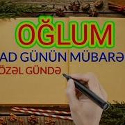 Oğlum Ad Günün Mübarək