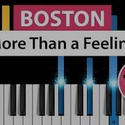 Boston More Than A Feeling Piano Cover