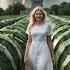 Cute Cat Beautiful Girl Walk Through Storm In Watermelon Field Cat Rain Deepsleep