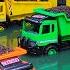 Membersihkan Mainan Mobil Balap Kereta Api Bus Telolet Truk Molen Tank Baja Beko Excavator