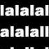 Lalalalalalalalalalala Lyrics