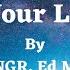 Be Your Light By CLNGR Ed Mills Lyrics Songs For Lovers Peace Happy Dance Love