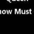 Queen The Show Must Go On CC Karaoke 3 Semitones