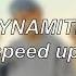 BTS Dynamite Speed Up