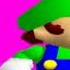 Luigi Purple Screen