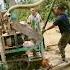 The Process Of Deep Well Drilling And Tube Change Accidentally Drenched In Mud