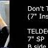 BEAU SEXON Don T Tell Me No Lies 7 Instrumental 1985