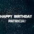 Happy Birthday Patricia