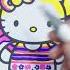 Wednesday Hello Kitty Vs Enid Hello Kitty Magic Puffy Pens Three Markers Challenge Shorts