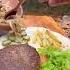Doğal Taş Üzerinde Lavaş Burger Cooking Lavash Burgers On Natural Stone