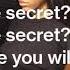 Ann Marie Secret Ft YK Osiris Lyrics