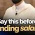 The Du A Before The Salaam Dr Omar Suleiman