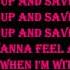 Hurry Up Save Me Tiffany Giardina Lyrics