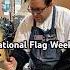 Printing Our Oldest Printing Block Of A U S Flag For National Flag Week Week Of June 14
