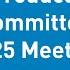 Vaccines And Related Biological Products Advisory Committee May 22 2025 Meeting