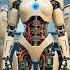 Robot Bodyguard At The Office Robot Humanoid