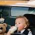 6 Month Old Taxi Driver On Milk Break