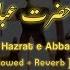 Manam Hazrat E Abbasع Slowed Reverb Abasalat Ebrahimi Fariborz Khatami Seyyid Taleh