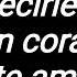 SPARX El De Los Ojos Negros Letra HQ