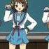 The Melancholy Of Haruhi Suzumiya Hare Hare Yukai Full Dance