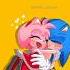 Соник и Эми Давай сбежим на меня будешь тратиться Sonic Amyrose Sonamy