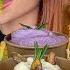 ASMR MUKBANG Pistachio Cube Croissant Ube Desserts Lemon Cream Taro Banana Pudding Crunch 먹방
