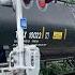 Storage Car Train Versus Steep Grade Super Elevated Curve On Norfolk Southern CSX Fast Train