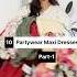 10 Most Beautiful Maxi Dresses For New Year Party Vacation Dresses Myntra Haul Youtubeshopping