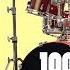 Pop Rock Drum Loop 5 4 100 BPM Straight Beat Part 2 Of 3 Visual Metronome